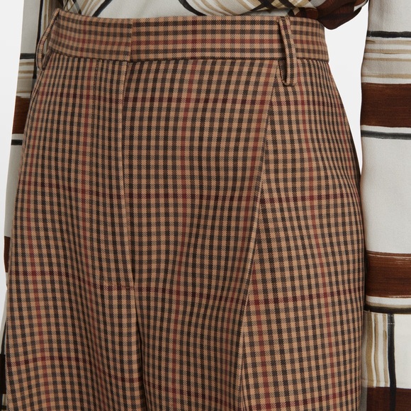 Dries Van Noten - Check Wool Wide-leg Porter Pants [BNWT] - Picture 3 of 14